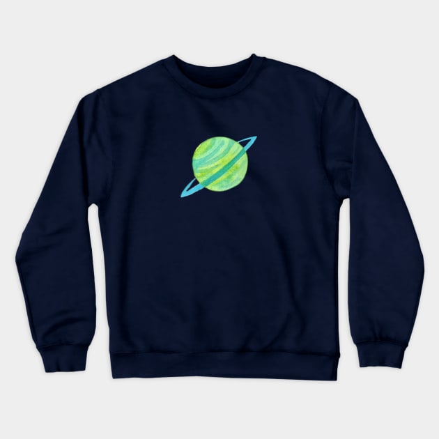 Saturn Crewneck Sweatshirt by melivillosa